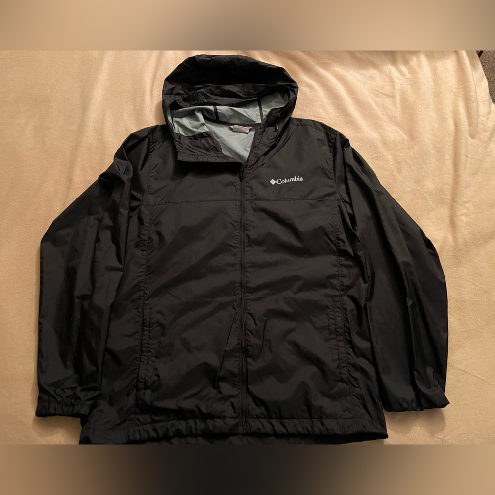 Columbia windbreaker hoodie jacket
